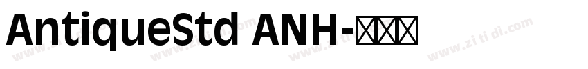 AntiqueStd ANH字体转换
